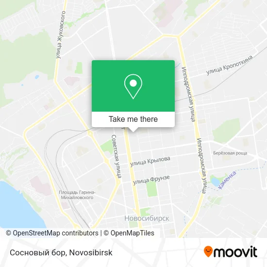 Сосновый бор map