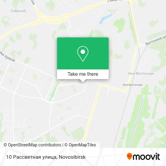 10 Рассветная улица map
