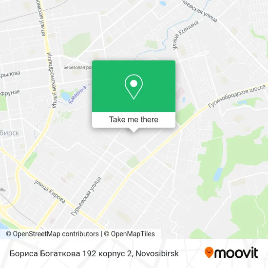 Бориса Богаткова 192 корпус 2 map