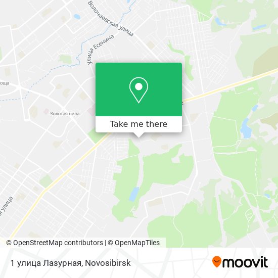 1 улица Лазурная map