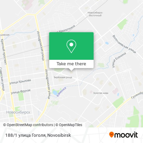 188/1 улица Гоголя map