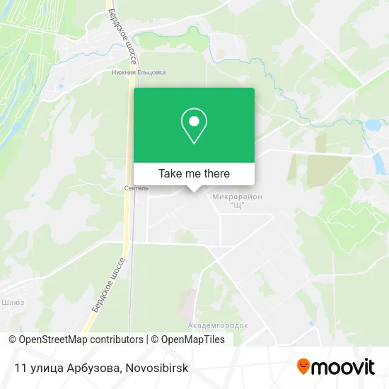 11 улица Арбузова map