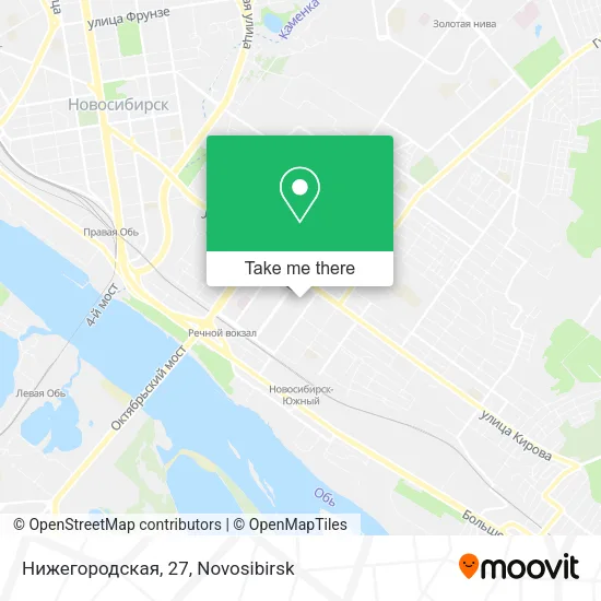 Нижегородская, 27 map