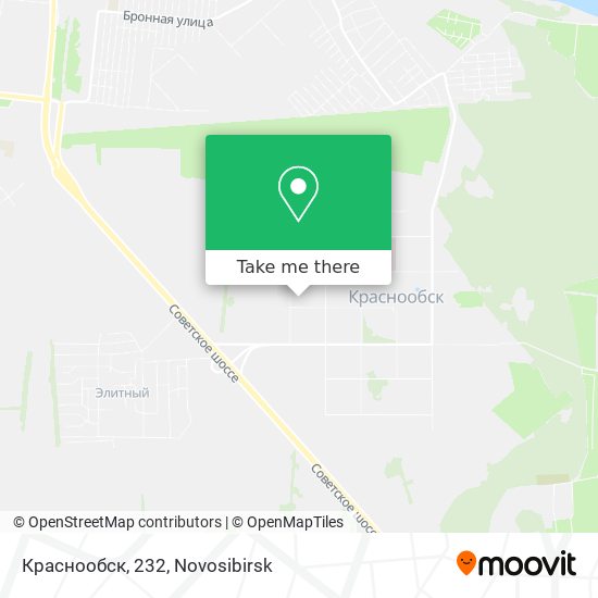 Краснообск, 232 map