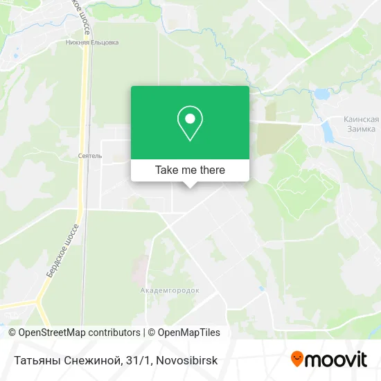 Татьяны Снежиной, 31/1 map