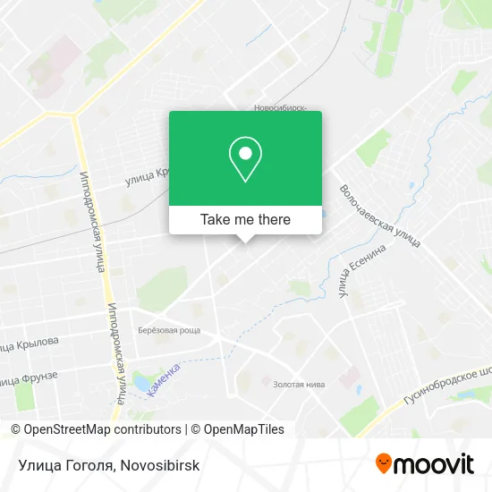 Улица Гоголя map
