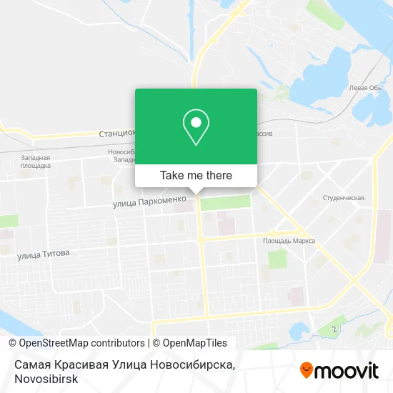 Самая Красивая Улица Новосибирска map