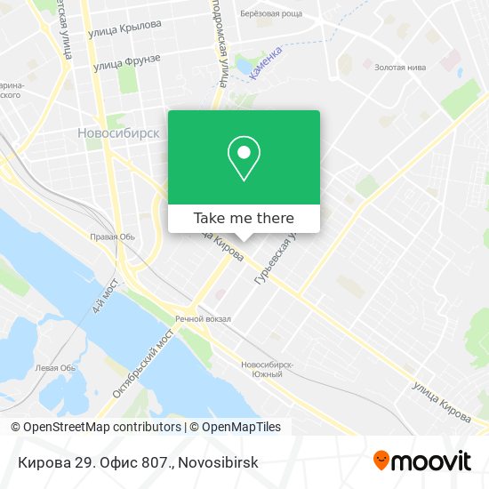 Кирова 29. Офис 807. map