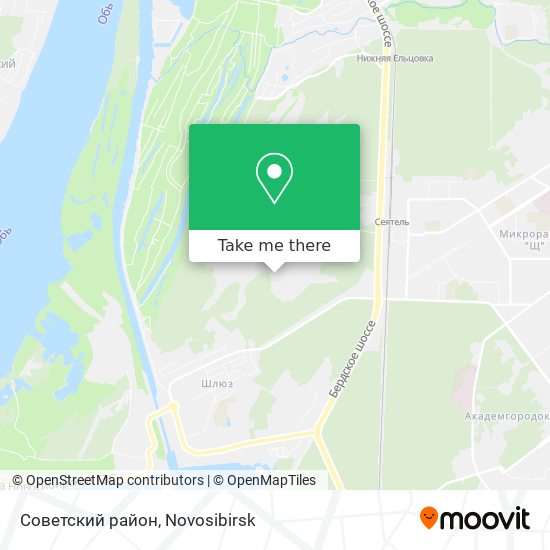 Советский район map