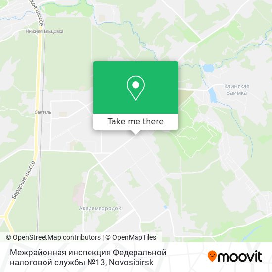 Межрайонная инспекция Федеральной налоговой службы №13 map