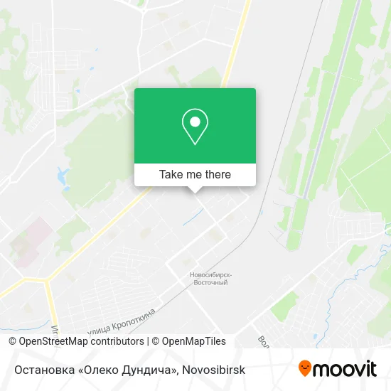 Остановка «Олеко Дундича» map