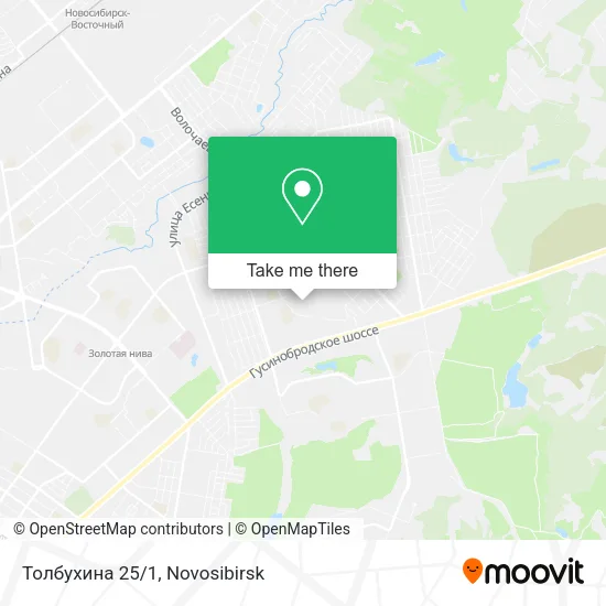 Толбухина 25/1 map