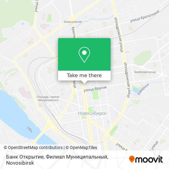 Банк Открытие, Филиал Муниципальный map