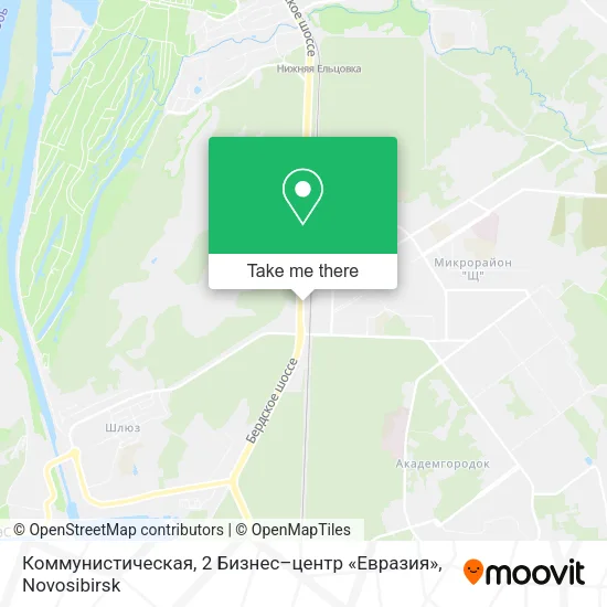 Коммунистическая, 2 Бизнес–центр «Евразия» map