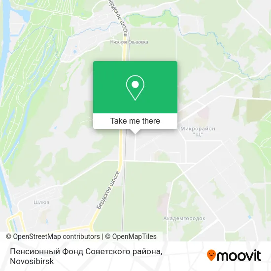 Пенсионный Фонд Советского района map