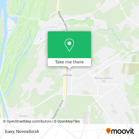 Баку map