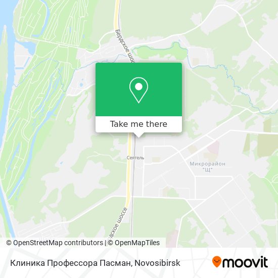 Клиника Профессора Пасман map