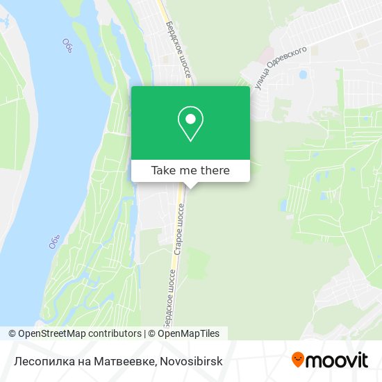 Лесопилка на Матвеевке map
