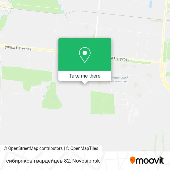 сибиряков гвардейцев 82 map