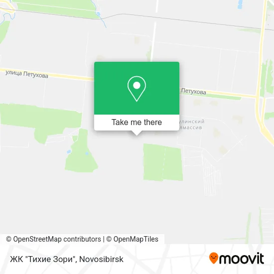 ЖК "Тихие Зори" map