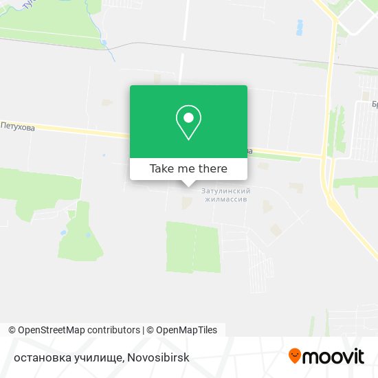 остановка училище map