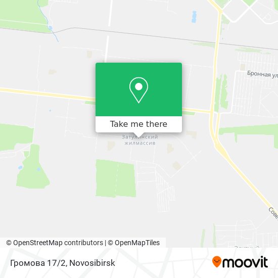 Громова 17/2 map