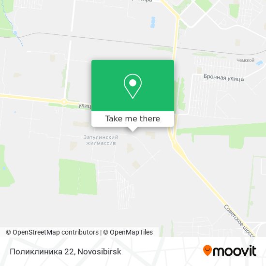 Поликлиника 22 map