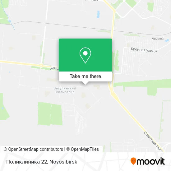 Поликлиника 22 map