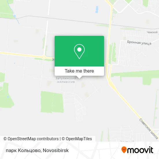 парк Кольцово map