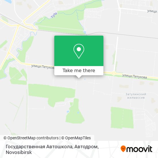 Государственная Автошкола, Автодром map