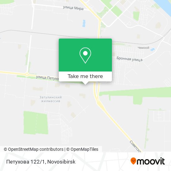 Петухова 122/1 map