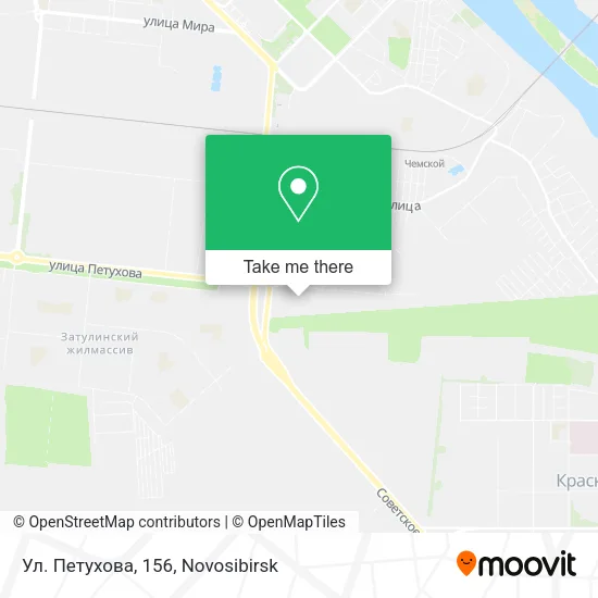 Ул. Петухова, 156 map