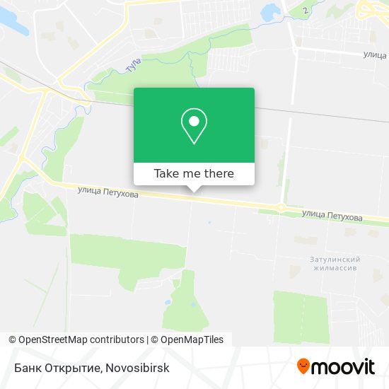 Банк Открытие map
