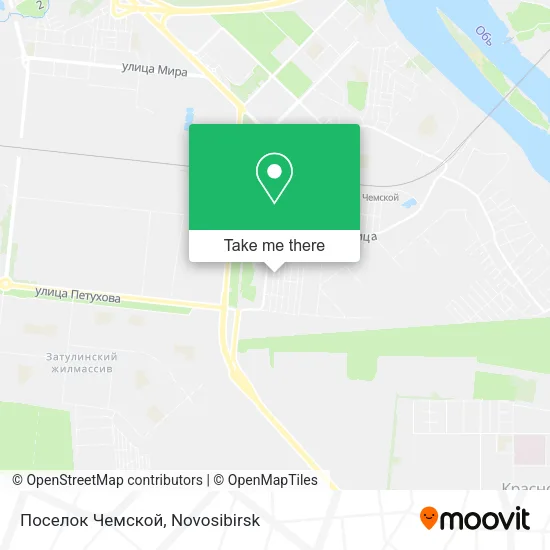 Поселок Чемской map
