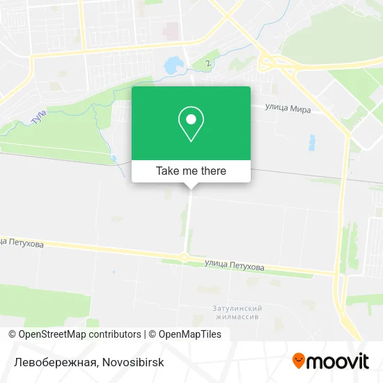 Левобережная map