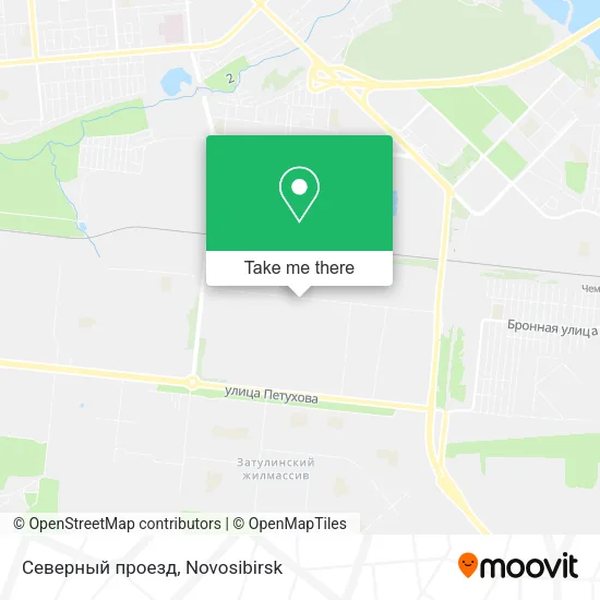 Северный проезд map