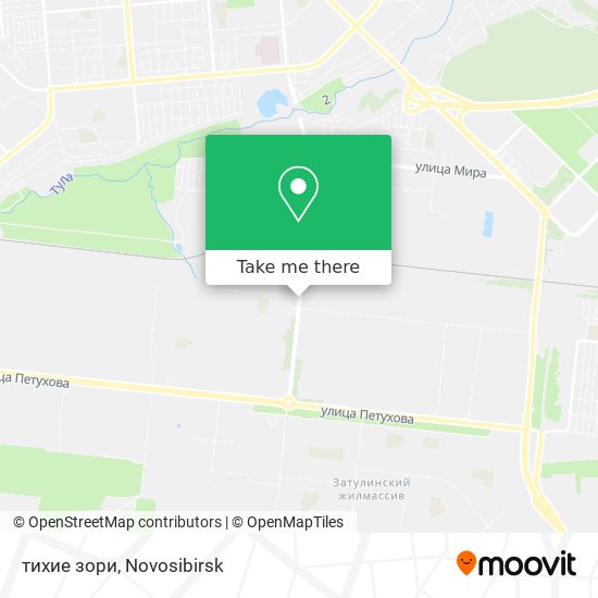 тихие зори map