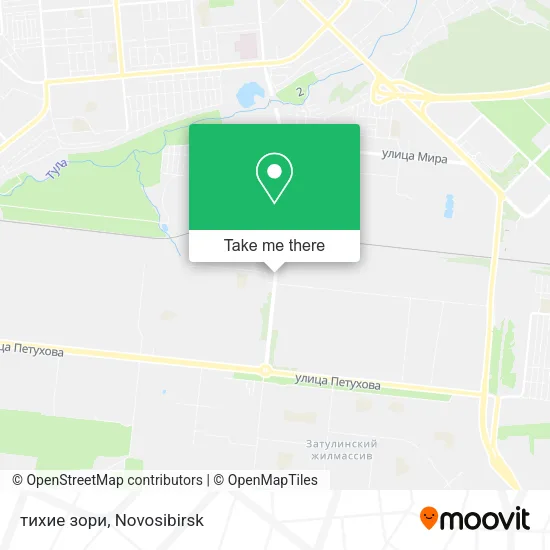 тихие зори map