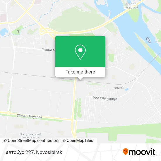 автобус 227 map