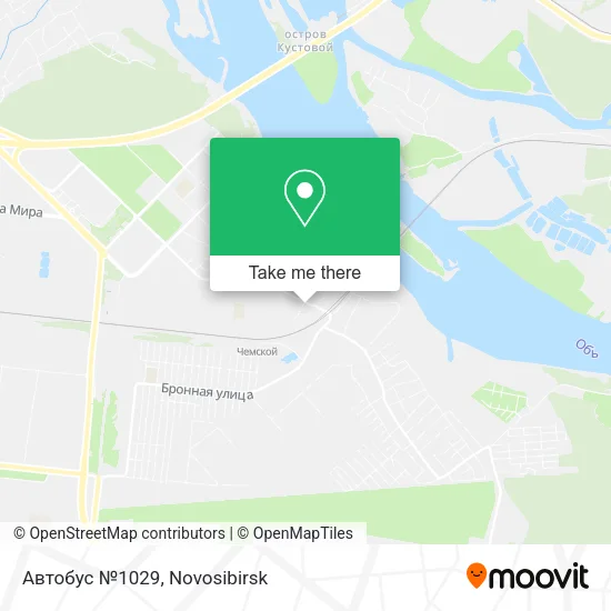 Автобус №1029 map