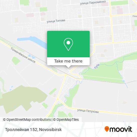 Троллейная 152 map