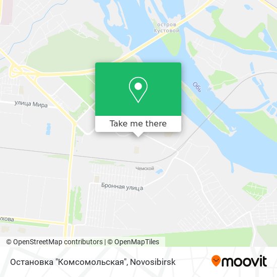 Остановка "Комсомольская" map