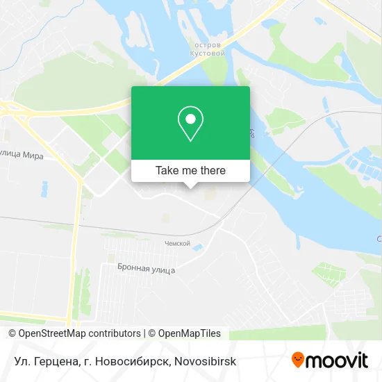 Ул. Герцена, г. Новосибирск map