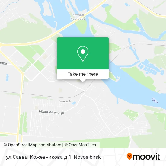 ул.Саввы Кожевникова д.1 map