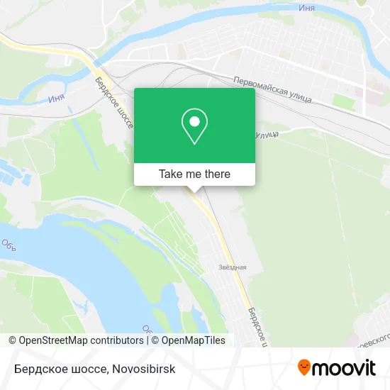 Бердское шоссе map