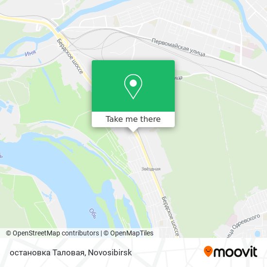 остановка Таловая map