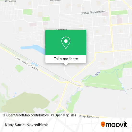 Кладбище map