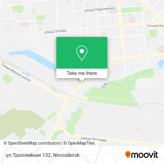 ул.Троллейная 132 map