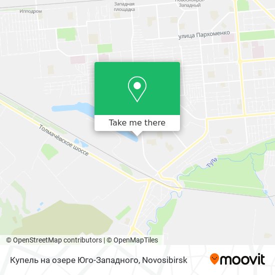 Купель на озере Юго-Западного map