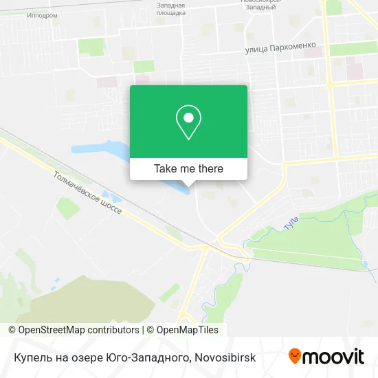 Купель на озере Юго-Западного map